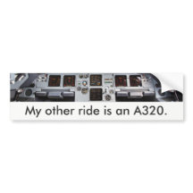 "My other ride est à A320." Autocollants