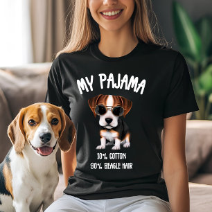 My Pajama - 10 % Baumwolle, 90 % Beagle Haar T-Shirt