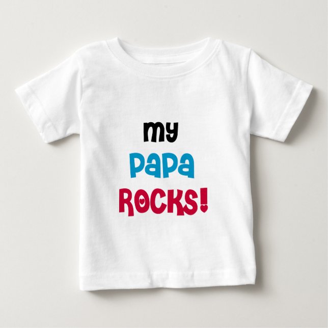 My Papa Rocks T-shirts et cadeaux (Devant)