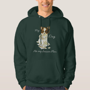 My Papillon Ate my Lessingplan Hoodie