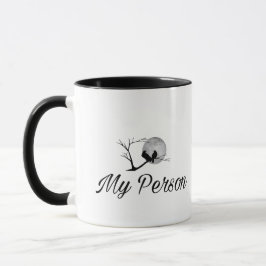 My Person – Romantic Birds & Moon Love Mug