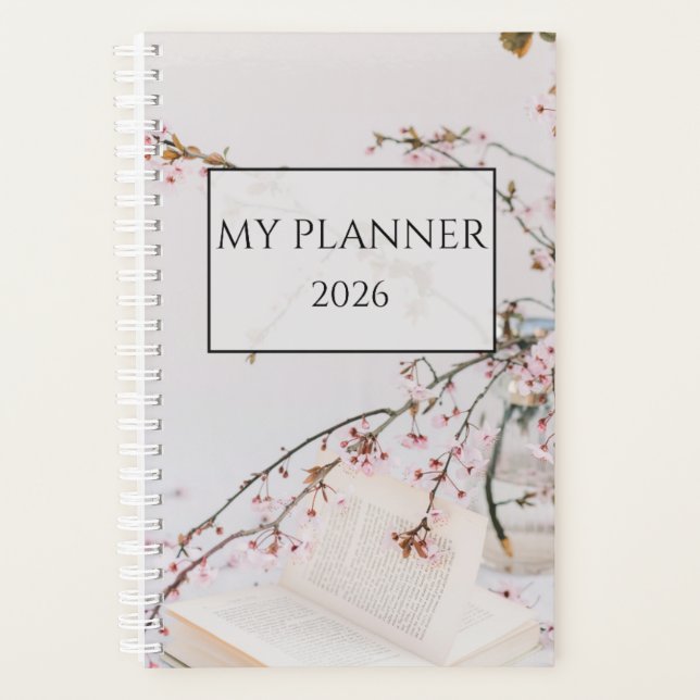 My Planner 2026 – Minimal Floral Daily Planner Planer (Vorderseite)