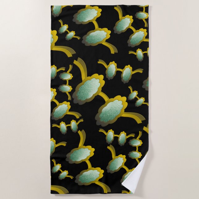 My Polarized Glasses are Ready Pattern Strandtuch (Vorderseite)