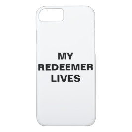 "My Redeemer Lives" Apple iPhone 8/7 Fall iPhone 8/7 Hülle