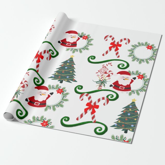 My Santa Fun Geschenkpapier (Ungerollt)