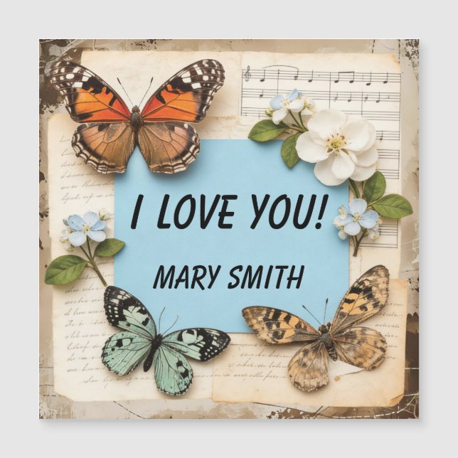 My Scrapbook  Magnetkarte (Vorderseite)