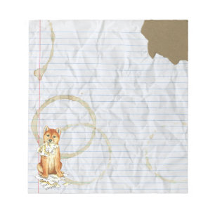 My Shiba Inu Ate My Lessingplan Notizblock