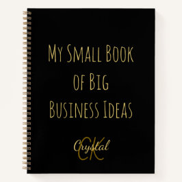 My Small Book of Big Business Ideas Notebook Notizbuch