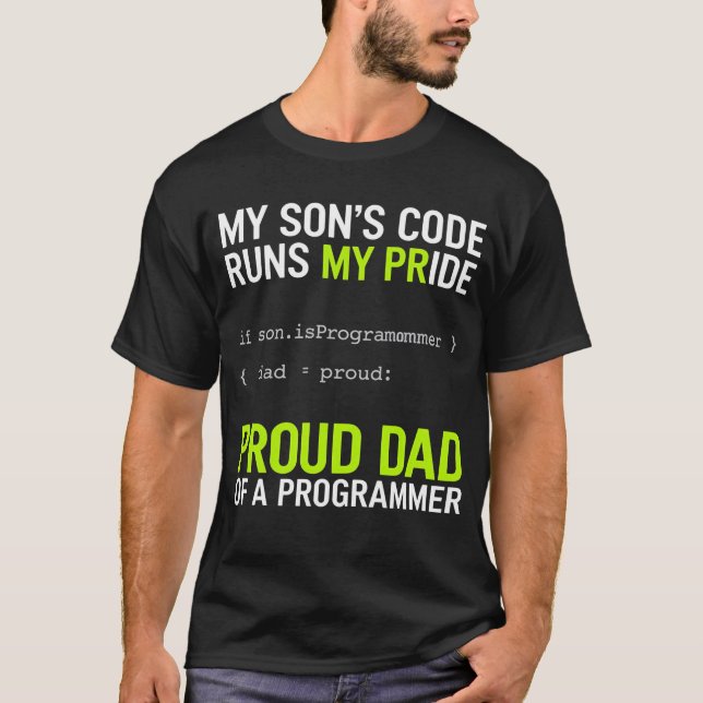 My Son’s Code Runs My Pride T-Shirt (Vorderseite)