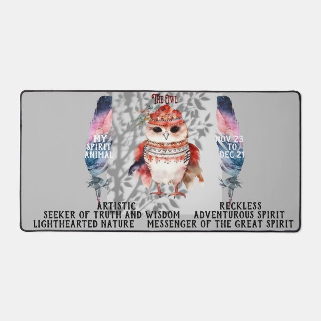 "My Spirit Animal" La Chouette Nov - Dec (Recto)