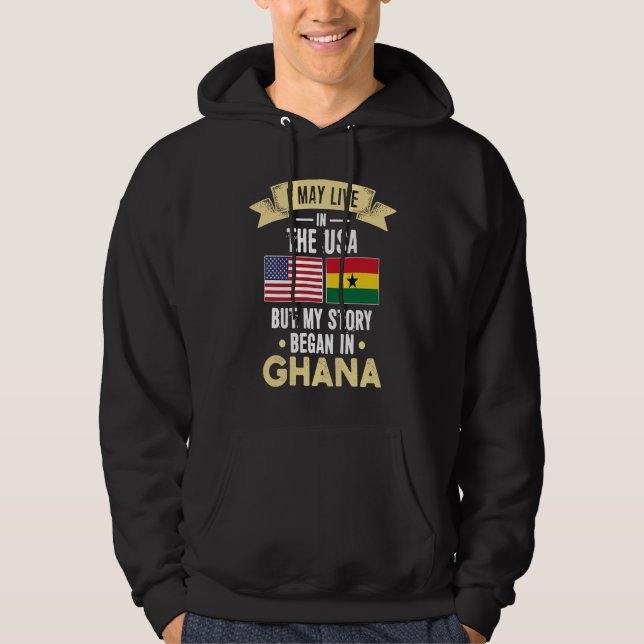 My story began in ghana hoodie (Vorderseite)