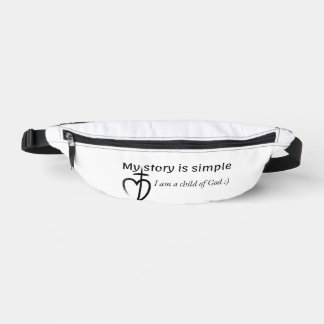 My story is simple bauchtasche
