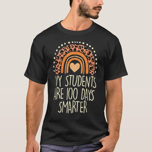 My Students Are 100 Days Smarter 100th Day Of Scho T-Shirt (Vorderseite)