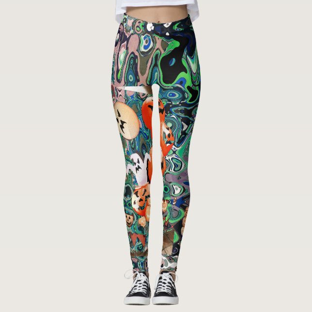 My Super Halloween V2 Leggings (Vorderseite)