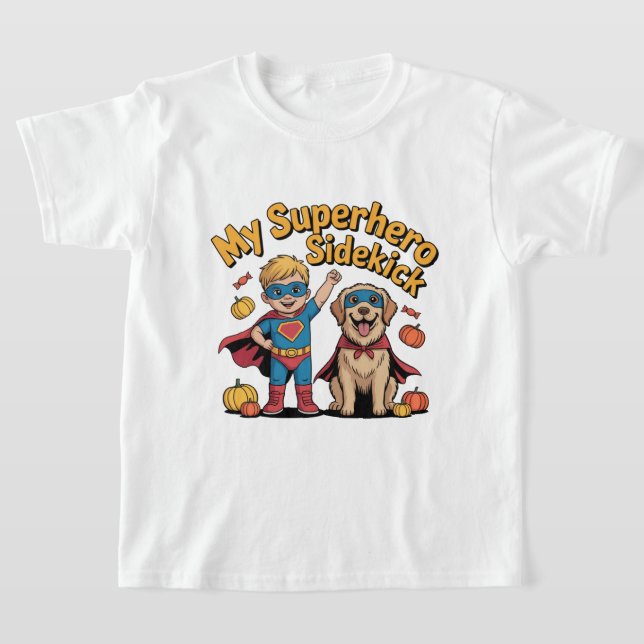 My Superhero Sidekick Halloween Kids Tee (Ablage )