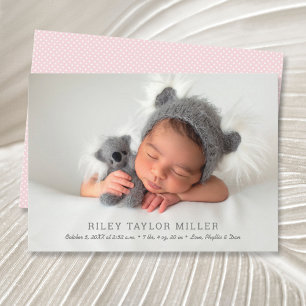 My Sweet Baby Girl Foto Geburtshinweise