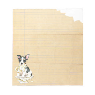 My Teddy Roosevelt Terrier Ate meine Hausaufgaben  Notizblock
