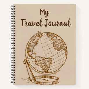 My Travel Journal, Eine Zeitschrift für Ihre Abent Notizbuch