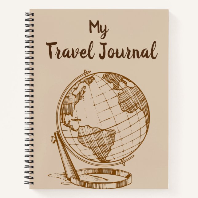 My Travel Journal, Eine Zeitschrift für Ihre Abent Notizbuch (Vorderseite)