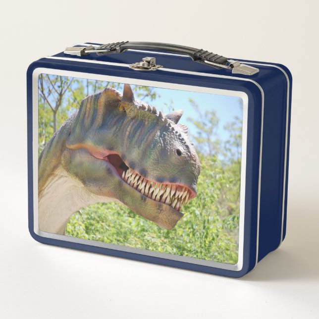 My Tyrannosaurs Rex T-Rex Metall Brotdose (Vorderseite)