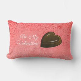 My Valentine Chocolate Heart Lendenkissen