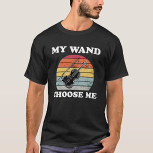 My Wand Choose Me Violinist Violin Player Girls T-Shirt