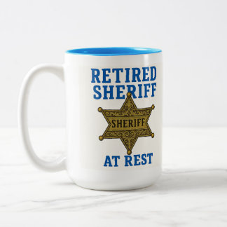 My Watch as Sheriff has ended Zweifarbige Tasse
