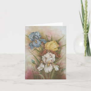 My Wild Iris Note Card Dankeskarte