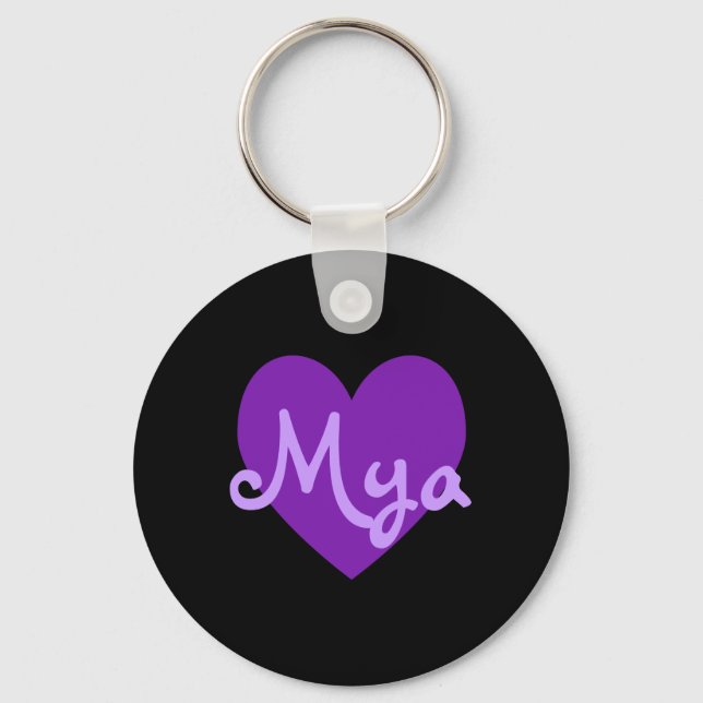 Mya Lila Schlüsselanhänger (Vorderseite)
