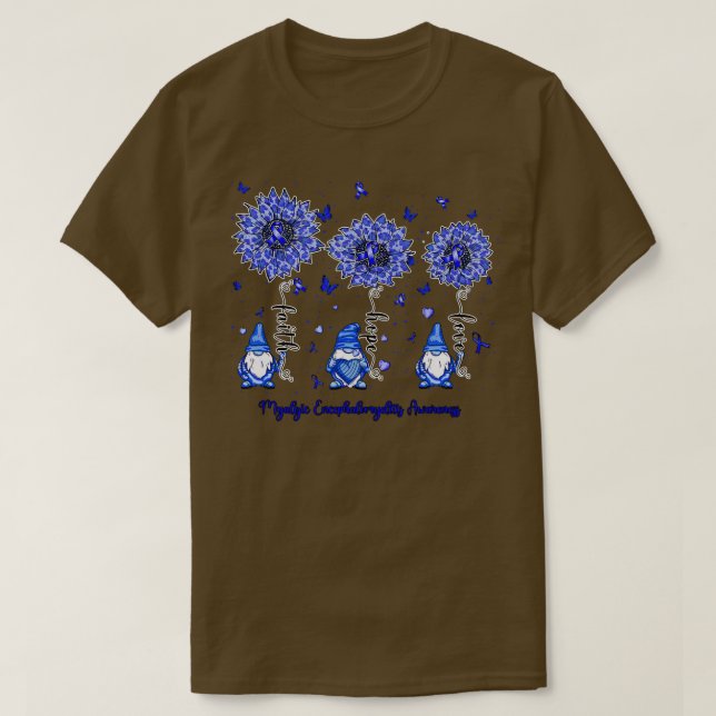 Myalgische Encephalomyelitis Gnome-Glaube T-Shirt (Design vorne)