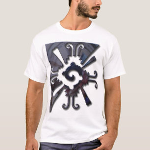 Myan Hunab Ku - schwarzes Chrom T-Shirt