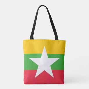 Myanma / burmesische Flagge, Flagge von Myanmar / Tasche