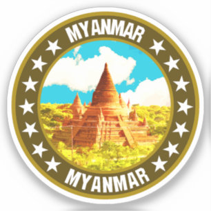 Myanmar Aufkleber