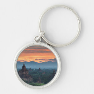 Myanmar, Bagan Sonnenaufgang Schlüsselanhänger