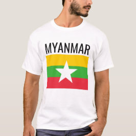 Myanmar // World Country National Flag T-Shirt
