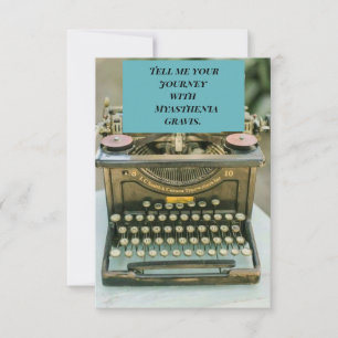 Myasthenia Gravis Bewusstsein [D] Dankeskarte