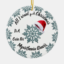 Myasthenia Gravis Bewusstsein Keramik Ornament