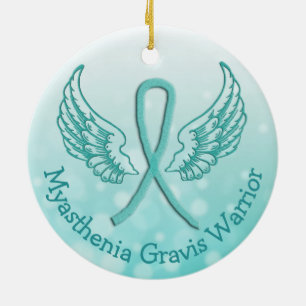 Myasthenia Gravis Flocon de neige Ornement de Noël