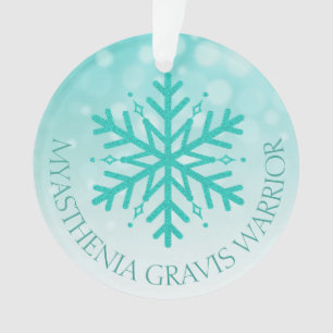 Myasthenia Gravis Guerrier Flocon de neige Noël
