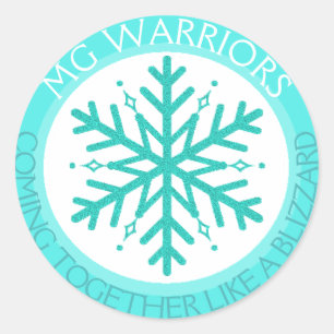 Myasthenia Gravis No Two Snowflakes Aufkleber