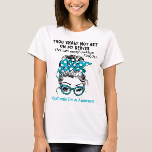 Myasthenia Gravis Sensibilisierungskampagne Unters T-Shirt