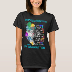 Myasthenia Gravis Sensibilisierungskampagne Unters T-Shirt