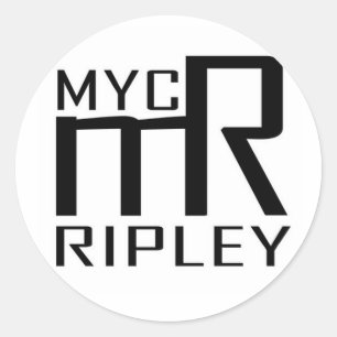 Myc Ripley Logo Runder Aufkleber