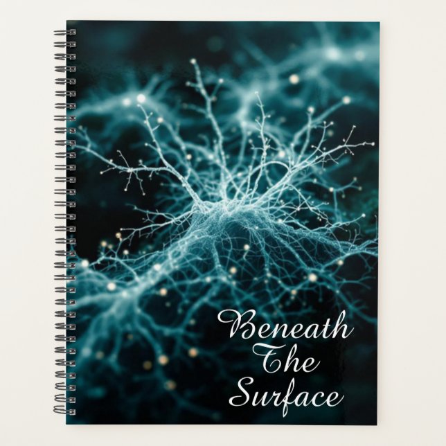 Mycelium Network Art | Deep Ecological Connection  Planer (Vorderseite)