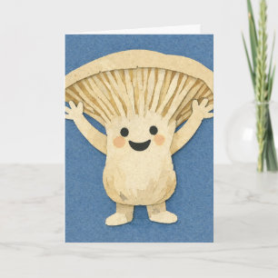 Mycelium-Spaß-Pilz-Grußkarte Karte