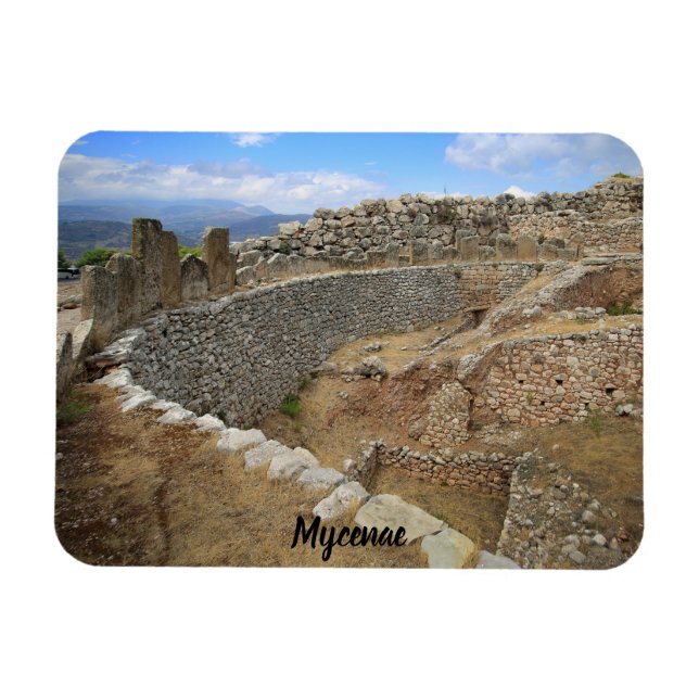 Mycenae-Grabkreis Magnet (Horizontal)