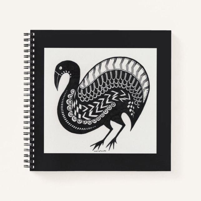 Mycenaean Griechisch Inspiriert Bird-Notebook Notizbuch (Vorderseite)