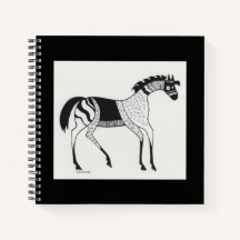 Mycenaean Griechisch Inspiriert Horse-Notebook