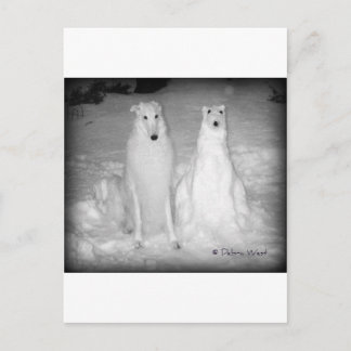 Mychtar und Snowdog ! : Feiertagspostkarte