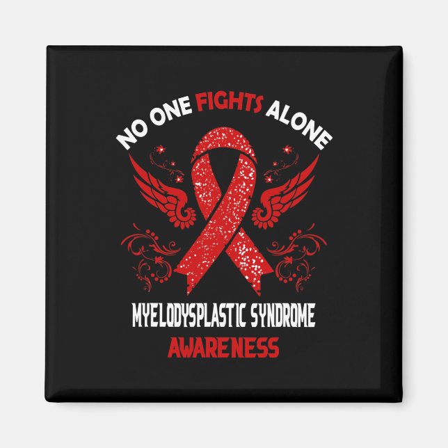 Myelodysplastisches Syndrom Mds Awareness Magnet (Vorne)